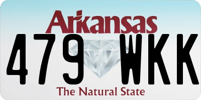 AR license plate 479WKK