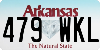 AR license plate 479WKL