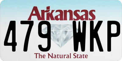 AR license plate 479WKP