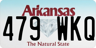 AR license plate 479WKQ