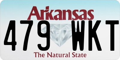 AR license plate 479WKT
