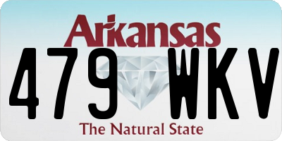 AR license plate 479WKV