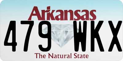 AR license plate 479WKX