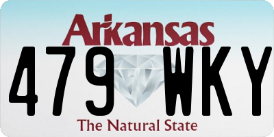 AR license plate 479WKY