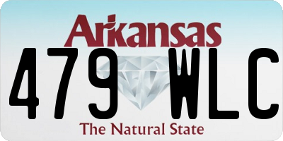 AR license plate 479WLC