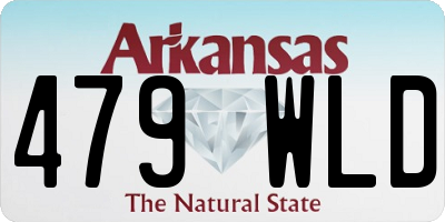 AR license plate 479WLD