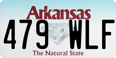 AR license plate 479WLF