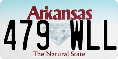 AR license plate 479WLL