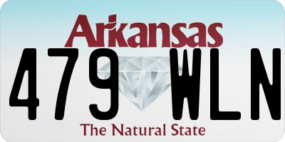 AR license plate 479WLN