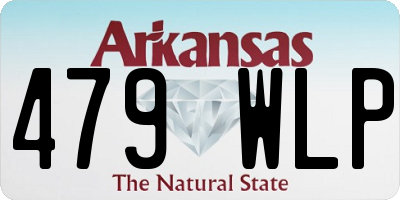 AR license plate 479WLP