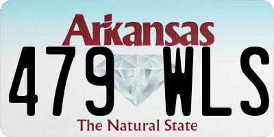 AR license plate 479WLS