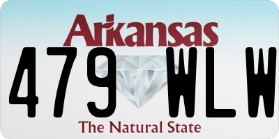 AR license plate 479WLW