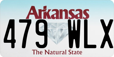 AR license plate 479WLX