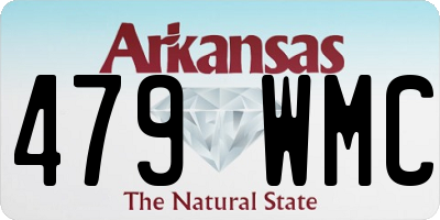 AR license plate 479WMC