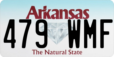 AR license plate 479WMF