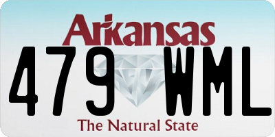 AR license plate 479WML