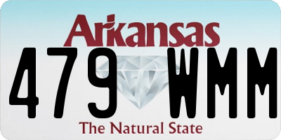 AR license plate 479WMM