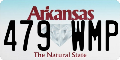 AR license plate 479WMP