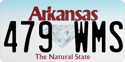 AR license plate 479WMS