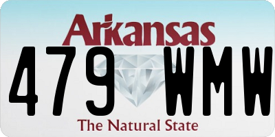 AR license plate 479WMW