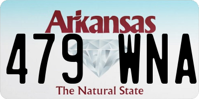AR license plate 479WNA