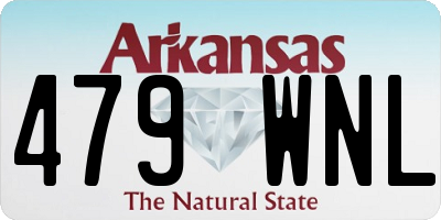 AR license plate 479WNL