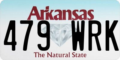 AR license plate 479WRK