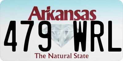 AR license plate 479WRL