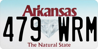 AR license plate 479WRM