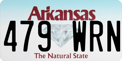 AR license plate 479WRN