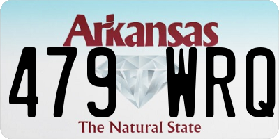 AR license plate 479WRQ