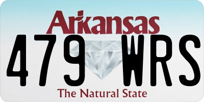 AR license plate 479WRS
