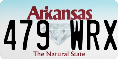 AR license plate 479WRX