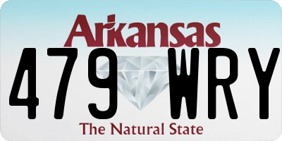 AR license plate 479WRY