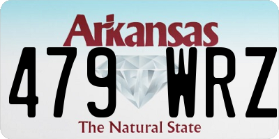 AR license plate 479WRZ