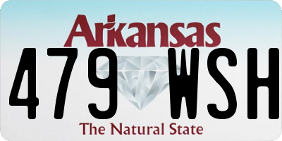 AR license plate 479WSH