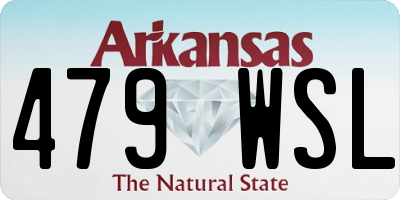 AR license plate 479WSL