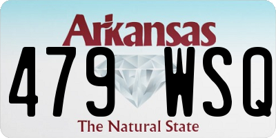 AR license plate 479WSQ