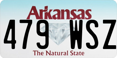 AR license plate 479WSZ