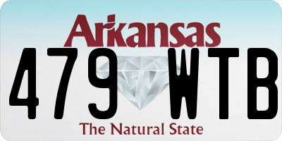 AR license plate 479WTB