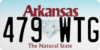 AR license plate 479WTG