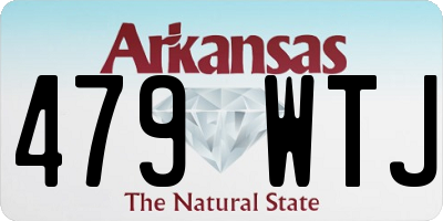 AR license plate 479WTJ