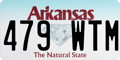 AR license plate 479WTM