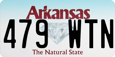 AR license plate 479WTN