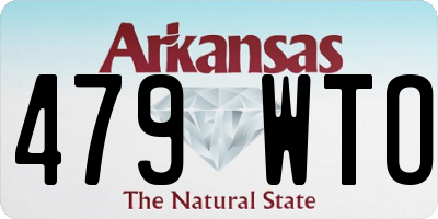 AR license plate 479WTO