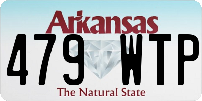 AR license plate 479WTP