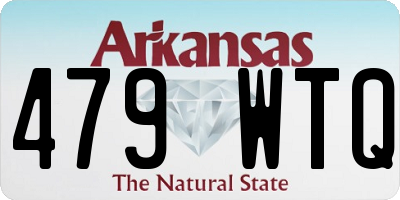 AR license plate 479WTQ