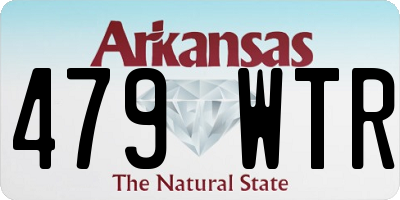 AR license plate 479WTR