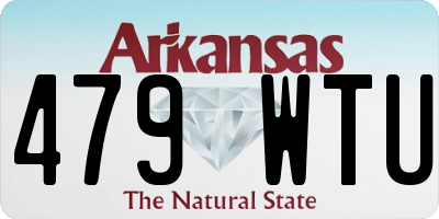 AR license plate 479WTU