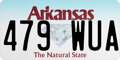 AR license plate 479WUA